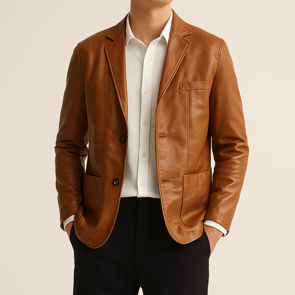 Whittington Leather Blazer