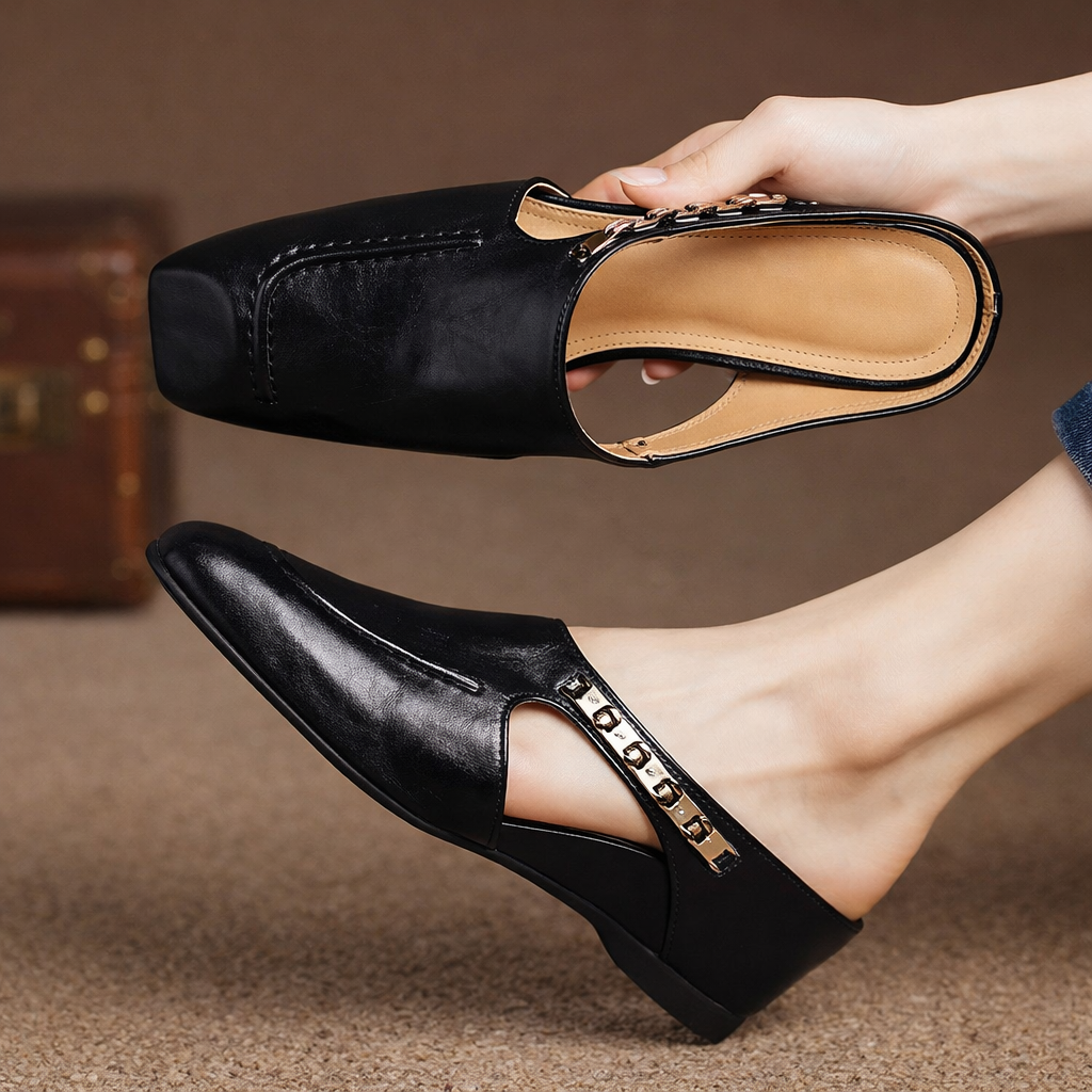Cairo Leather Mule
