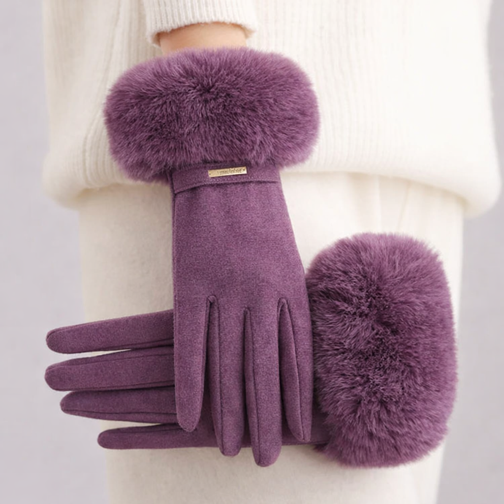 Celeste Fur Gloves