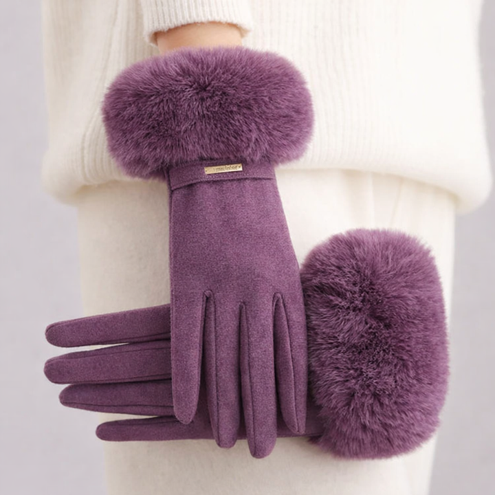 Celeste Fur Gloves
