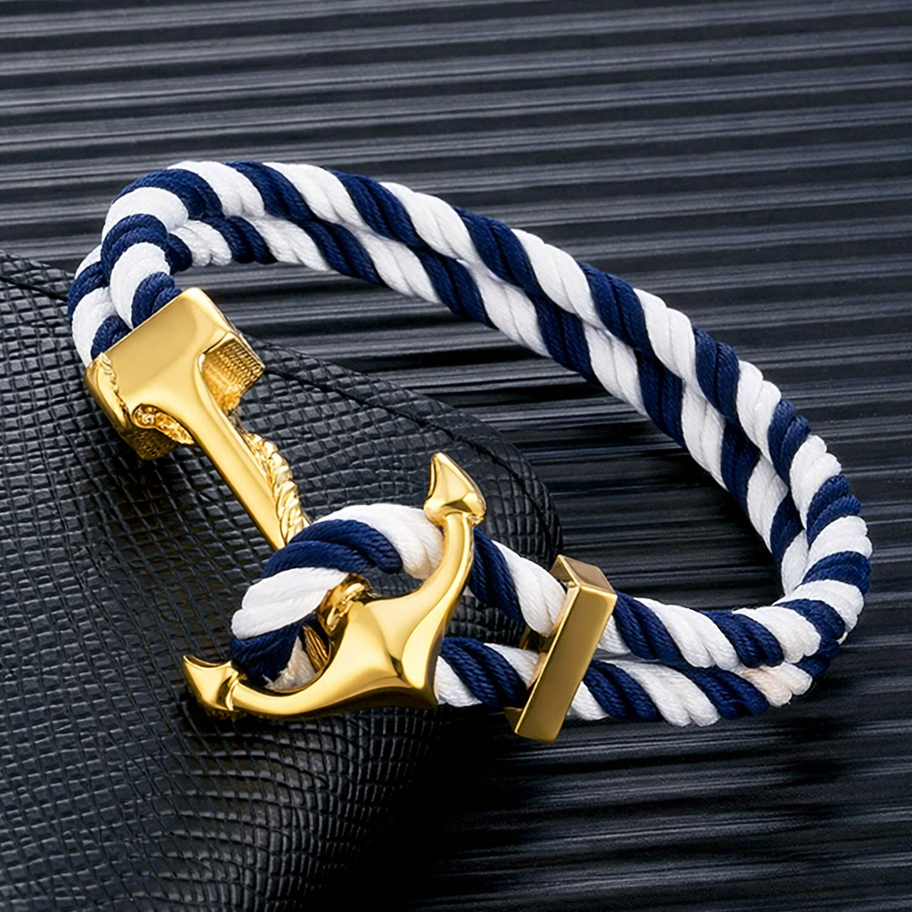 Anchor Up Gilded Bracelet