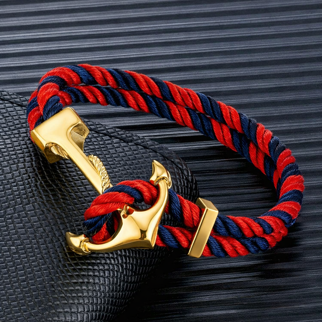 Anchor Up Gilded Bracelet