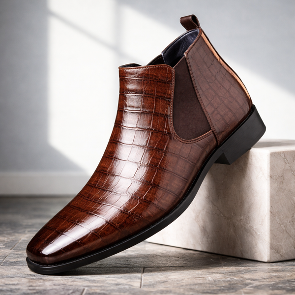 Wagner Croc Chelsea Boot