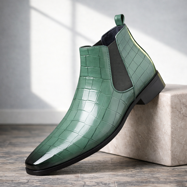 Wagner Croc Chelsea Boot