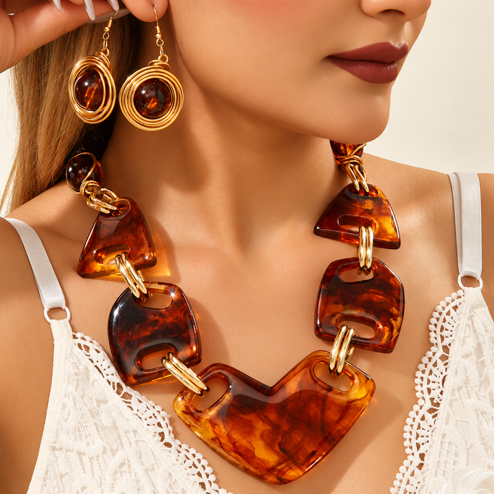 Vittoria Marble Jewelry Set