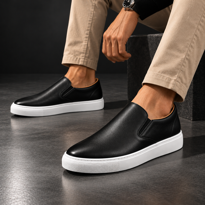Antonucci Leather Slip-On Shoe