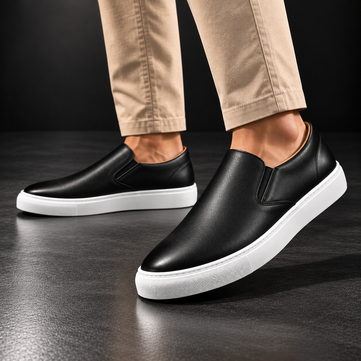 Antonucci Leather Slip-On Shoe