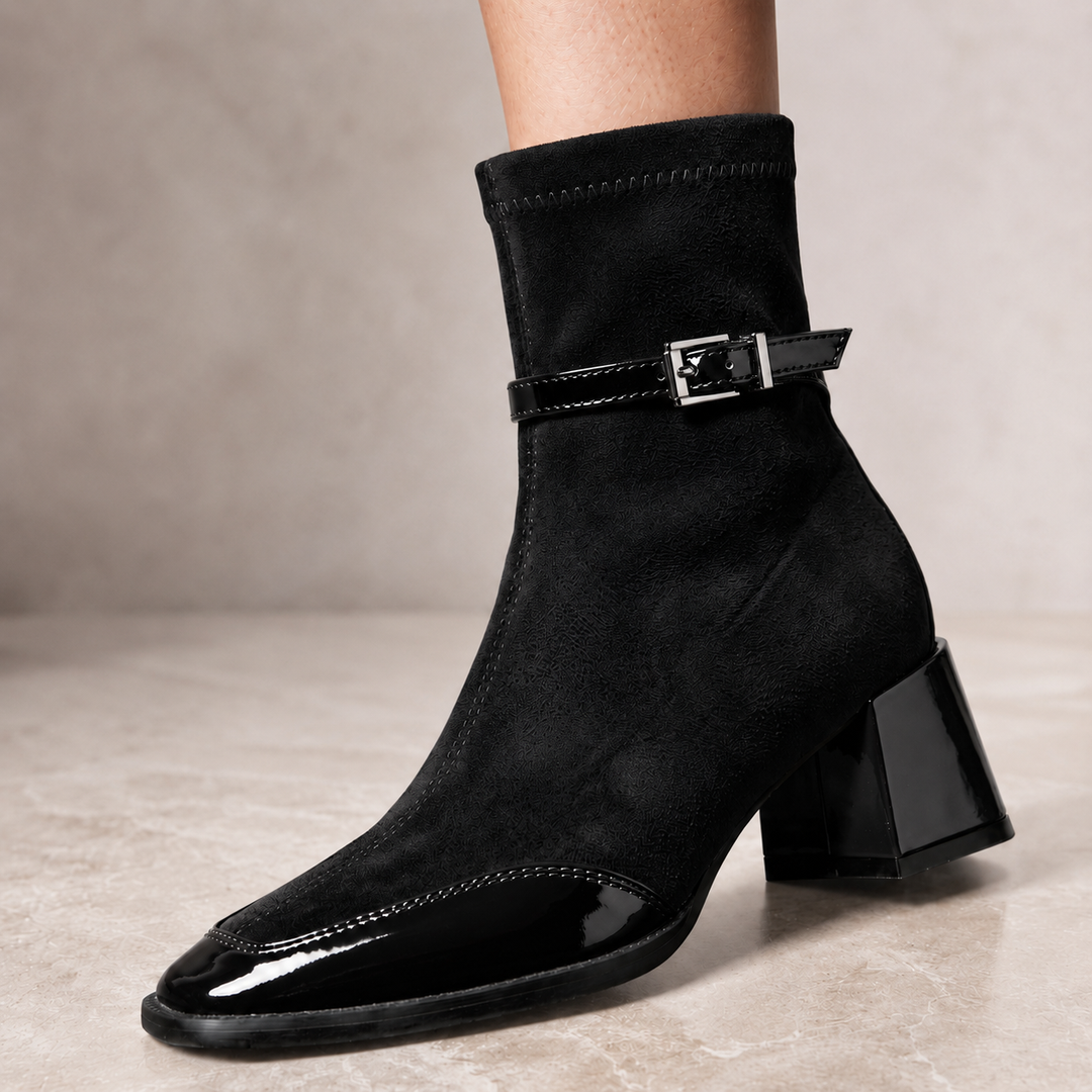 Aliciana Suede Zip Boots