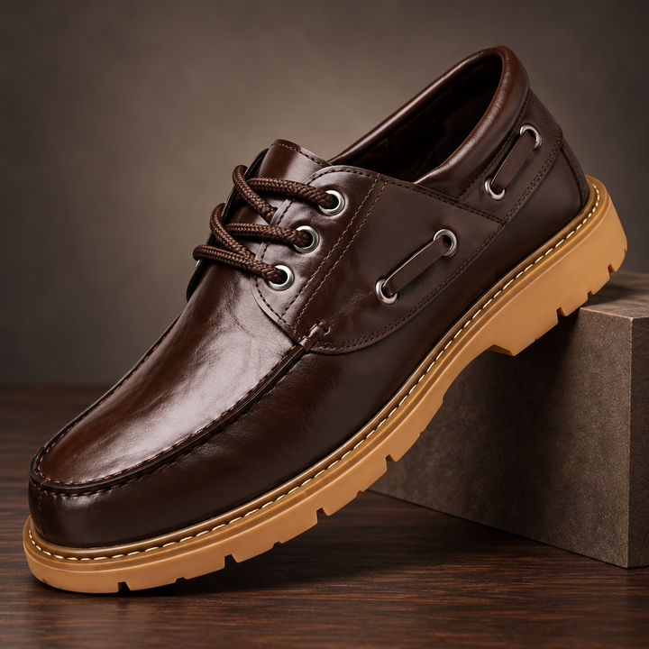 Phillips Leather Boat Shoe
