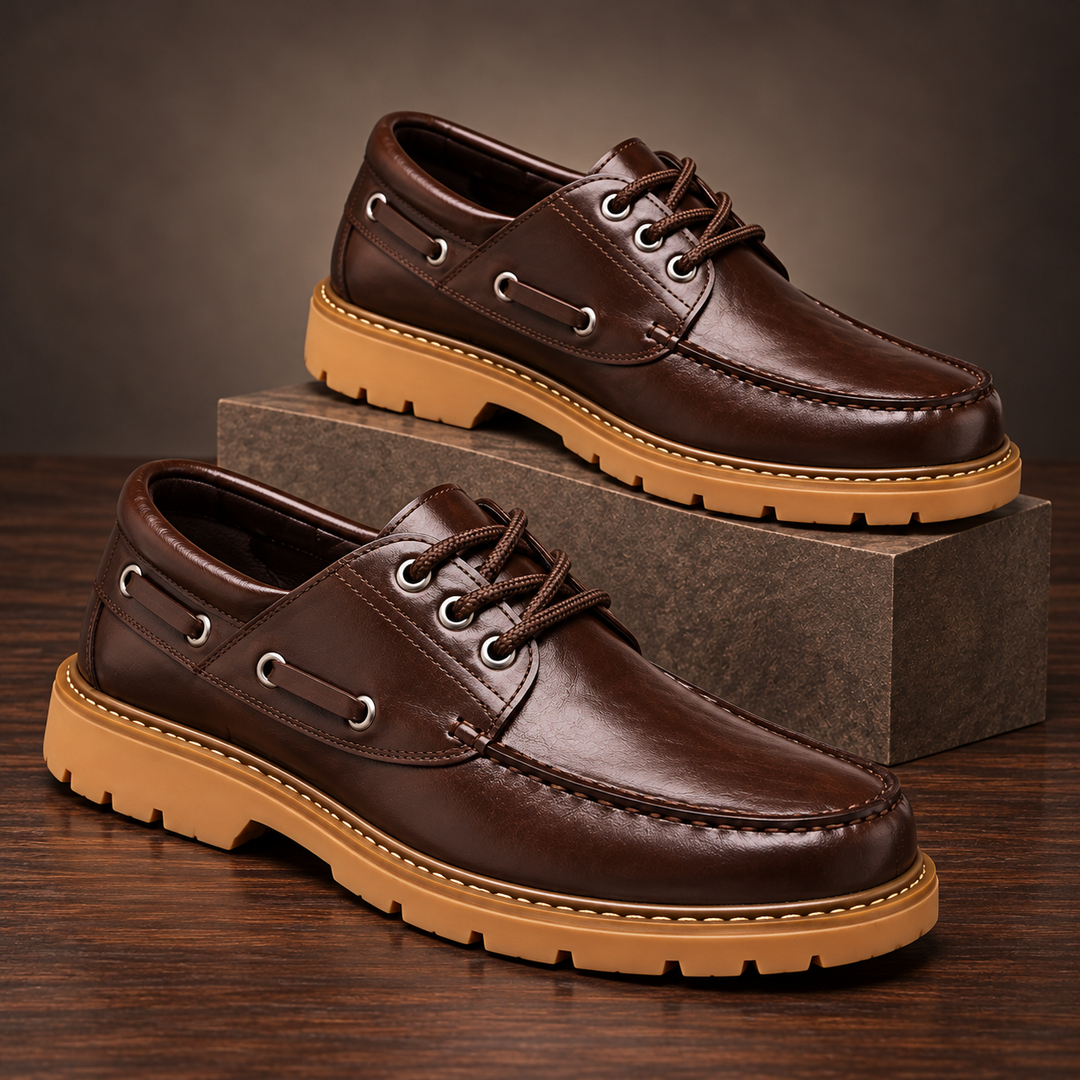 Phillips Leather Boat Shoe