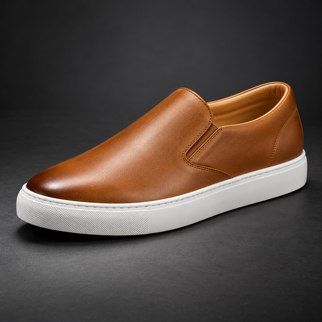 Antonucci Leather Slip-On Shoe