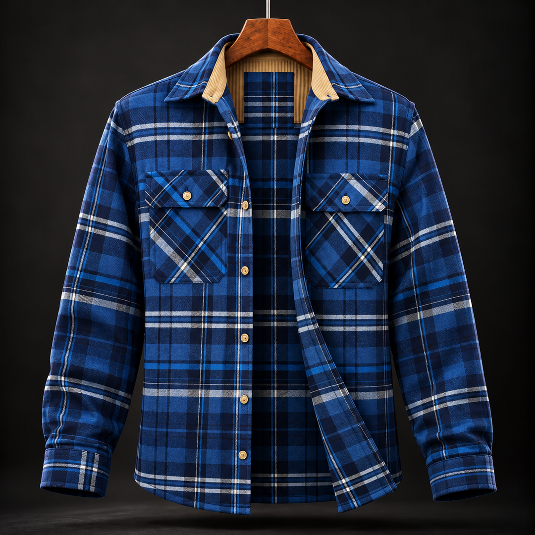 Marvin Plaid Cotton Flannel Shirt