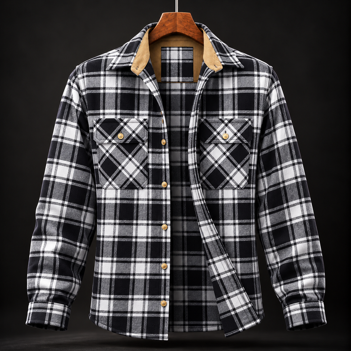 Marvin Plaid Cotton Flannel Shirt