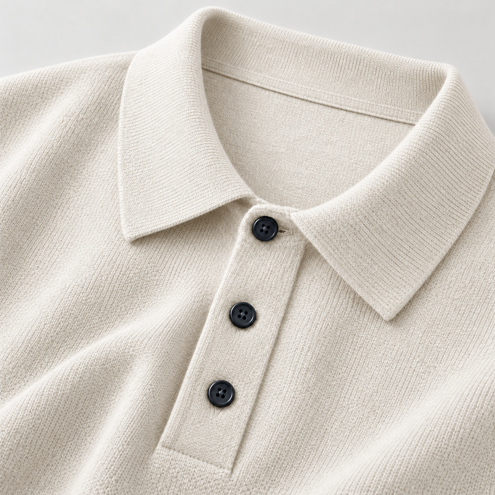 Marvin Merino Wool Polo Shirt