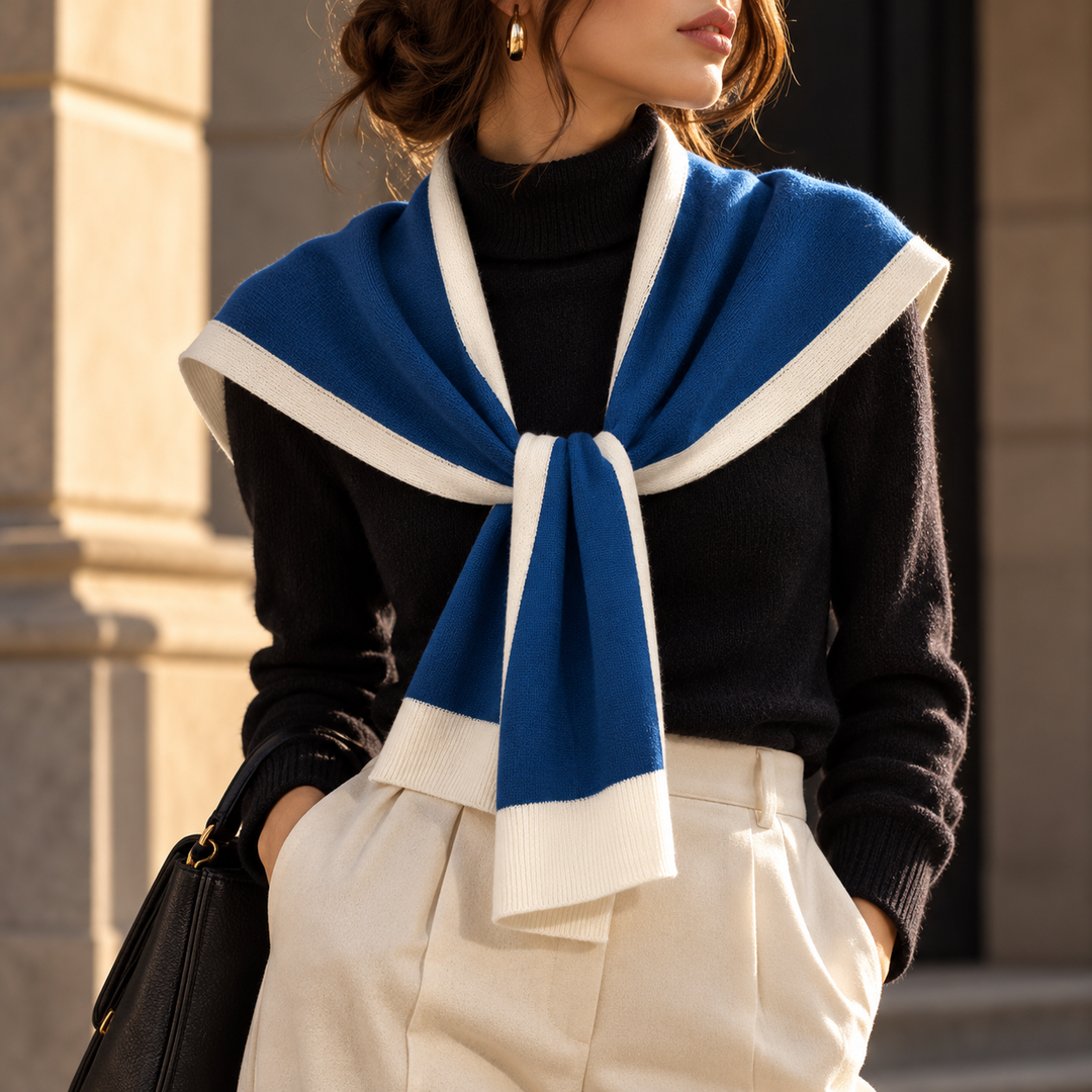 Artura Winter Knit Shawl Scarf