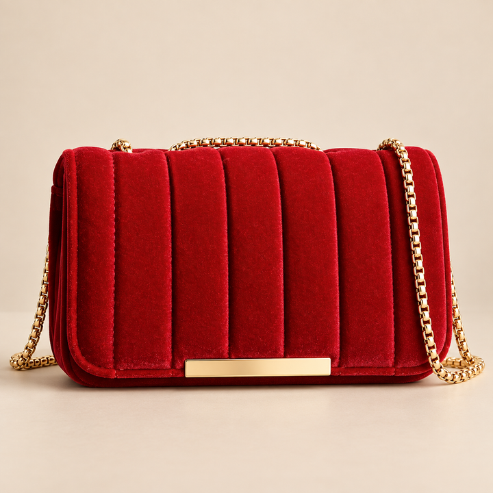 Adriana Velvet Crossbody Bag