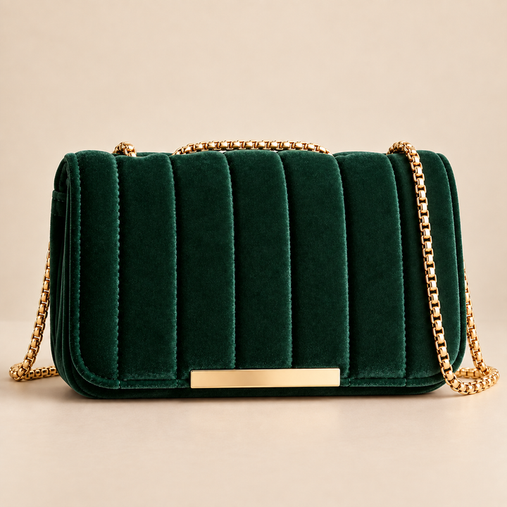 Adriana Velvet Crossbody Bag