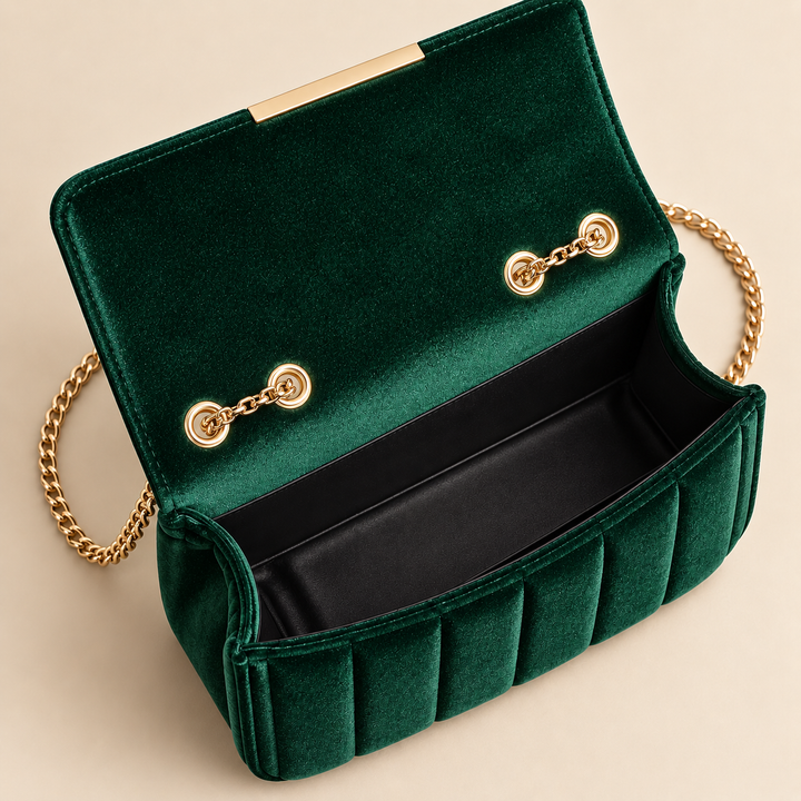 Adriana Velvet Crossbody Bag