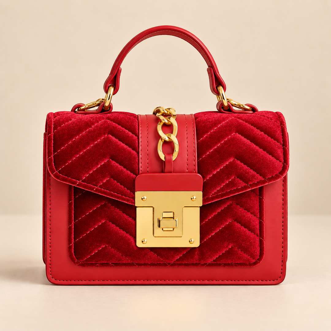Gemma Velvet Handbag