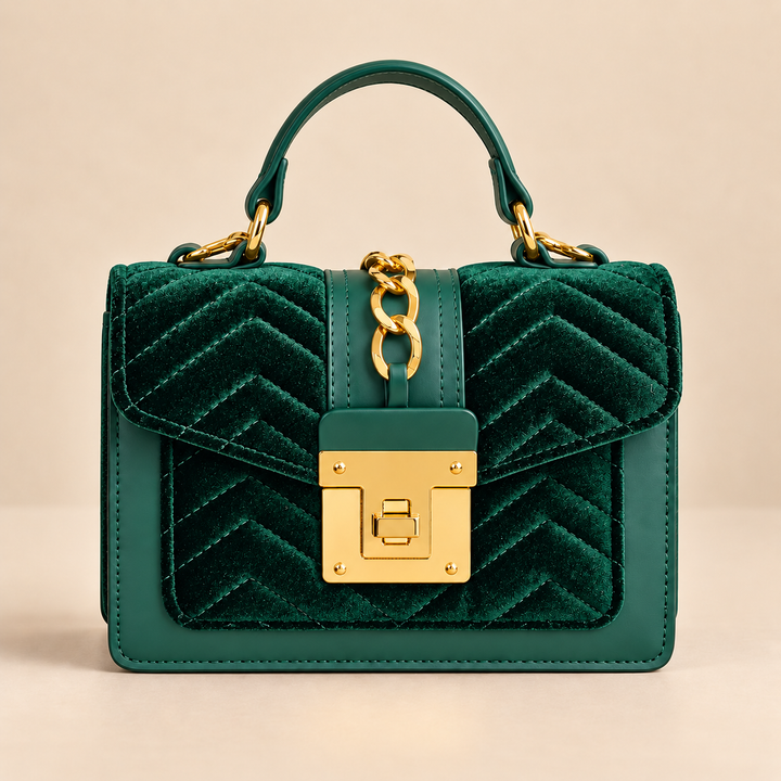 Gemma Velvet Handbag