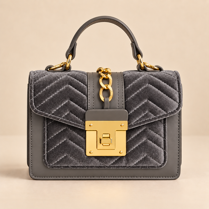 Gemma Velvet Handbag