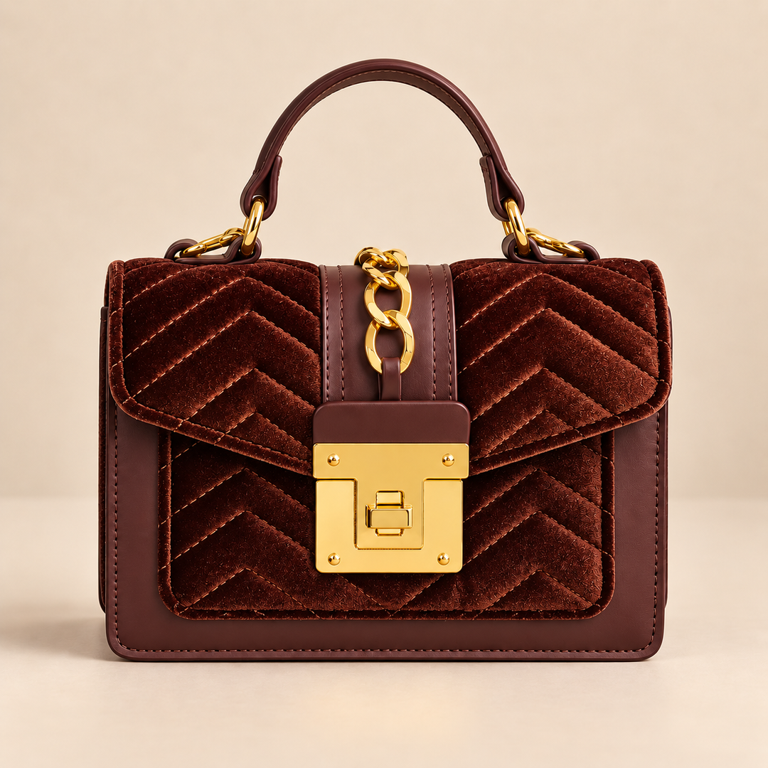 Gemma Velvet Handbag