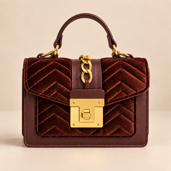Gemma Velvet Handbag