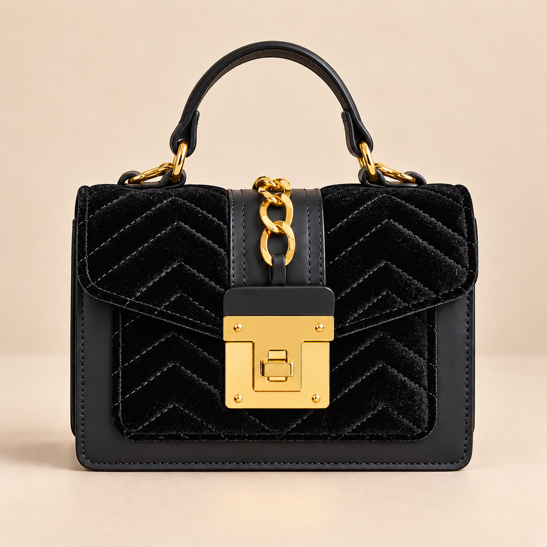 Gemma Velvet Handbag