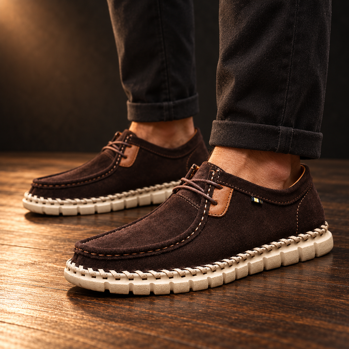 Hubbard Suede Moccasin Sneaker