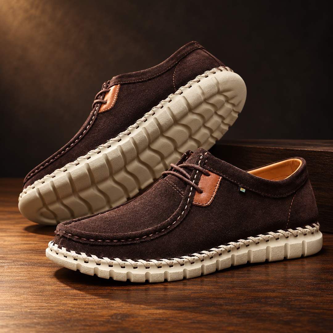 Hubbard Suede Moccasin Sneaker