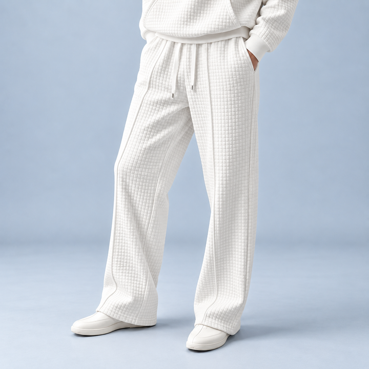 Calvin Waffle-Knit Baggy Sweatpants