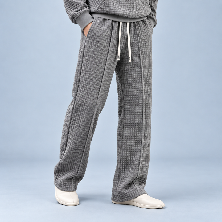 Calvin Waffle-Knit Baggy Sweatpants