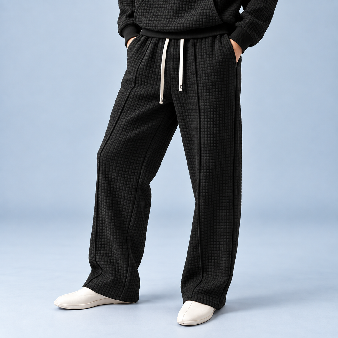 Calvin Waffle-Knit Baggy Sweatpants