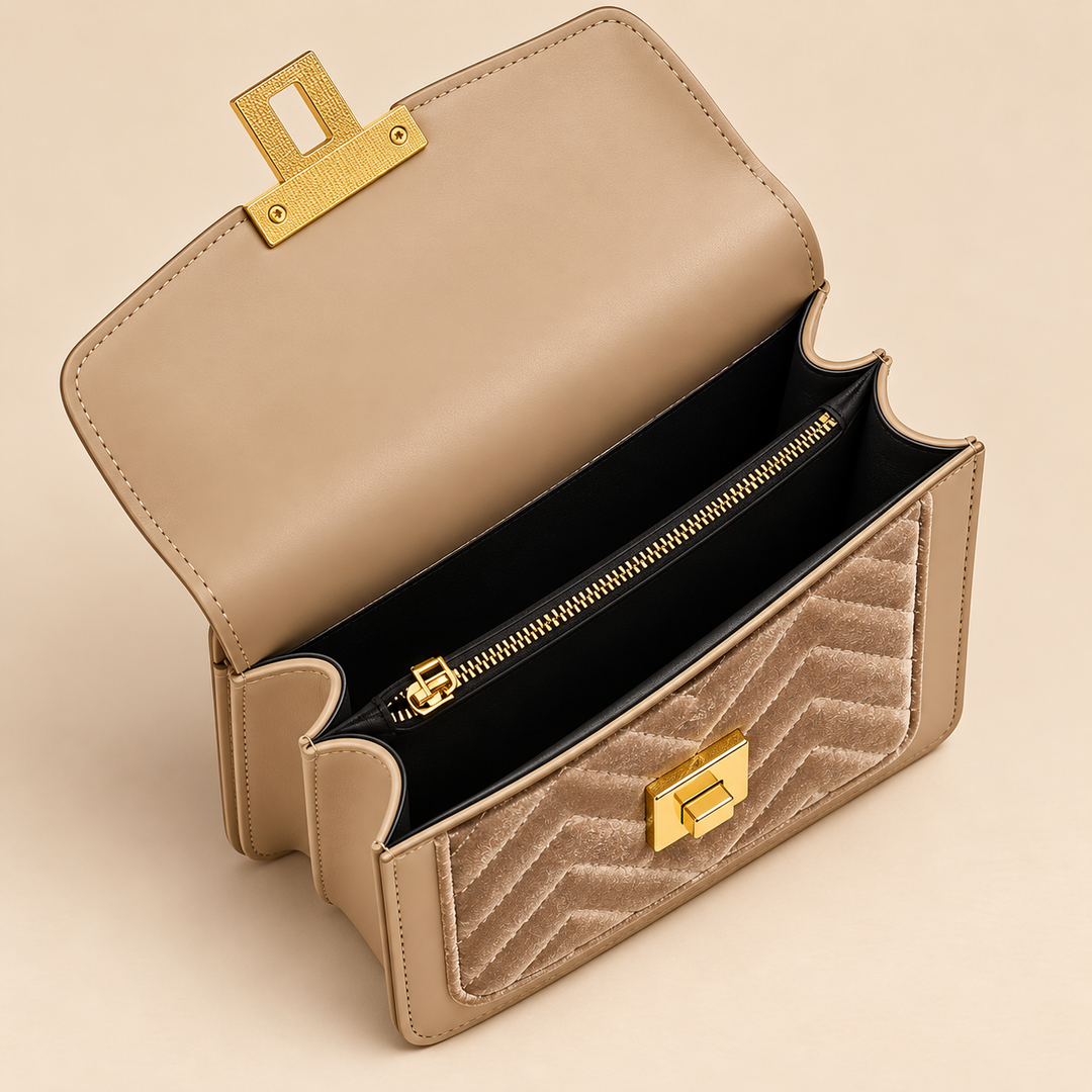 Gemma Velvet Handbag