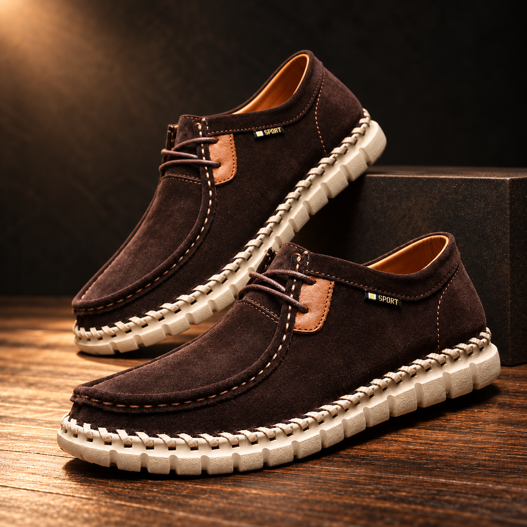 Hubbard Suede Moccasin Sneaker
