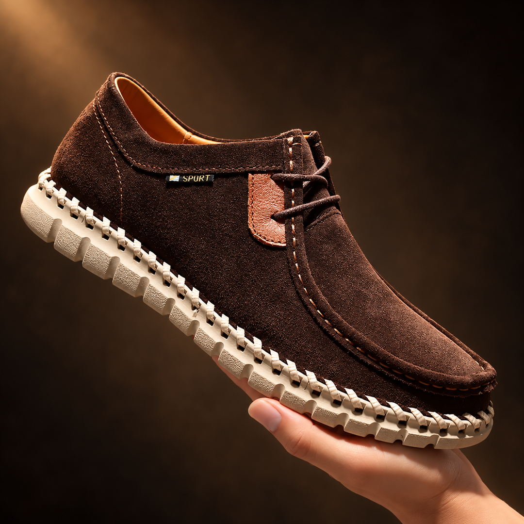 Hubbard Suede Moccasin Sneaker