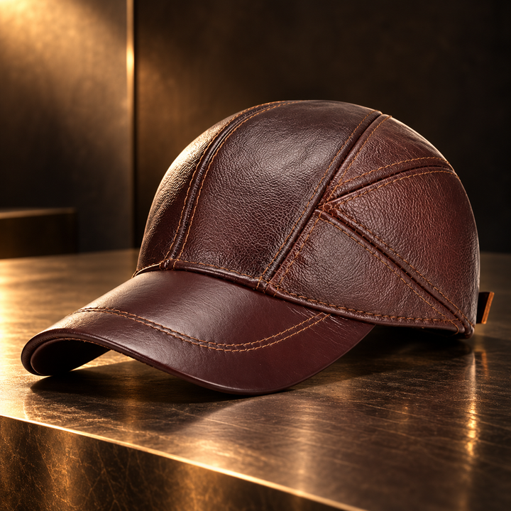 Bluemont Leather Baseball Hat