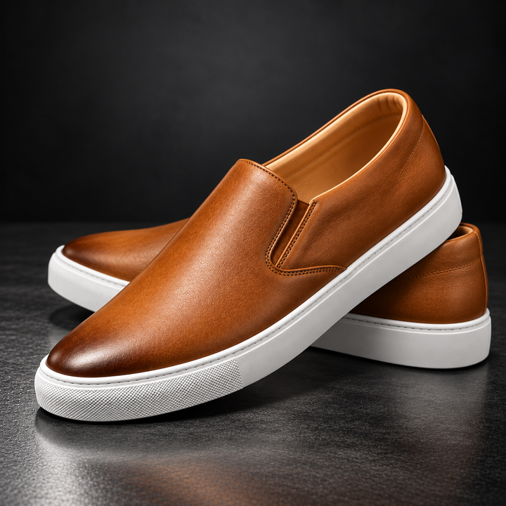Antonucci Leather Slip-On Shoe