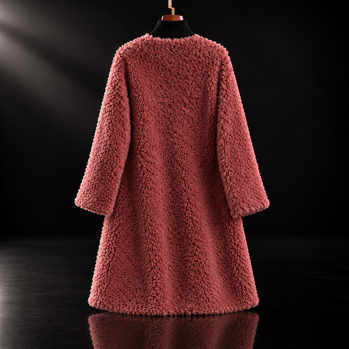 Khoury Mid-Length Shearling Fur Coat