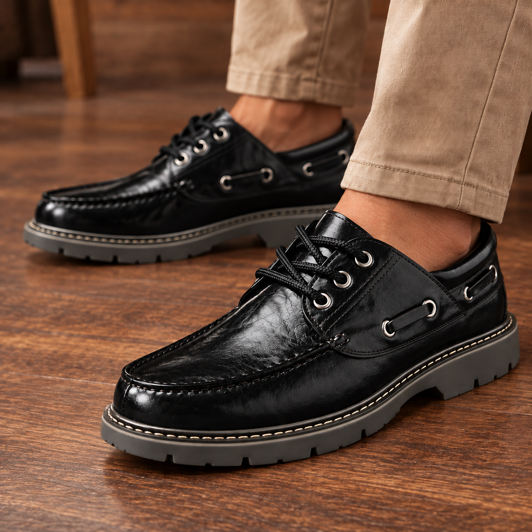 Phillips Leather Boat Shoe
