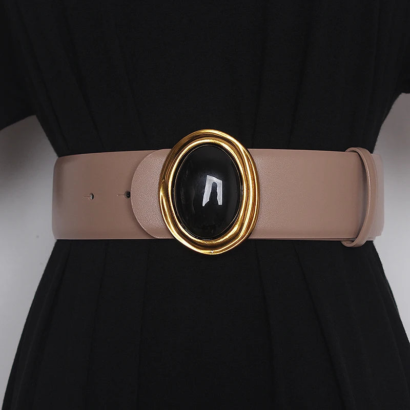 Roma Leather Wrap Waist Belt