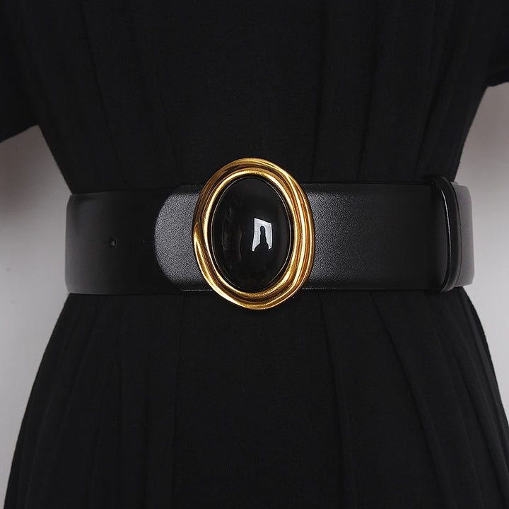 Roma Leather Wrap Waist Belt