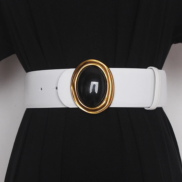 Roma Leather Wrap Waist Belt