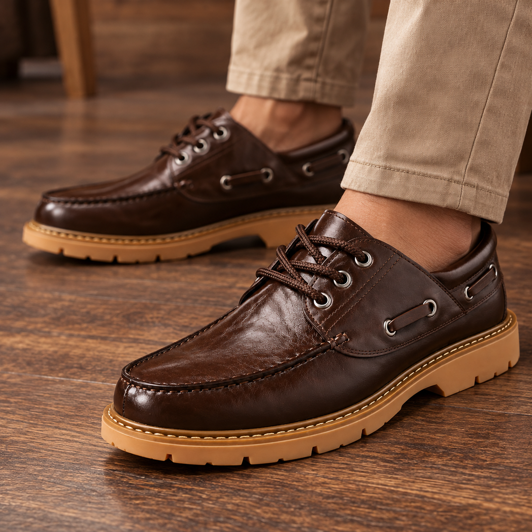 Phillips Leather Boat Shoe