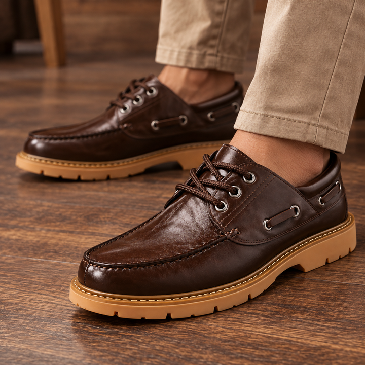 Phillips Leather Boat Shoe