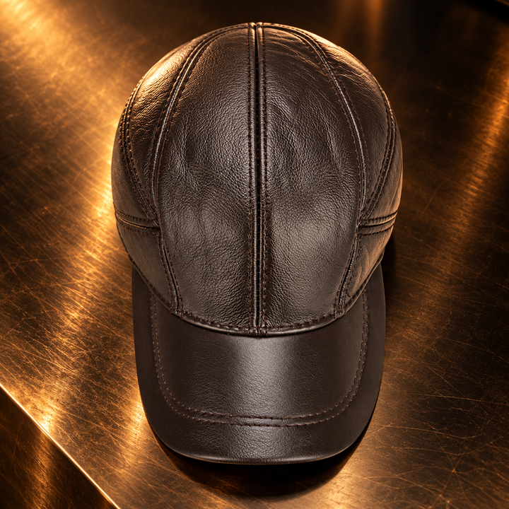 Bluemont Leather Baseball Hat