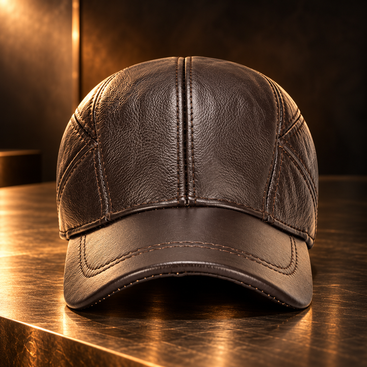 Bluemont Leather Baseball Hat