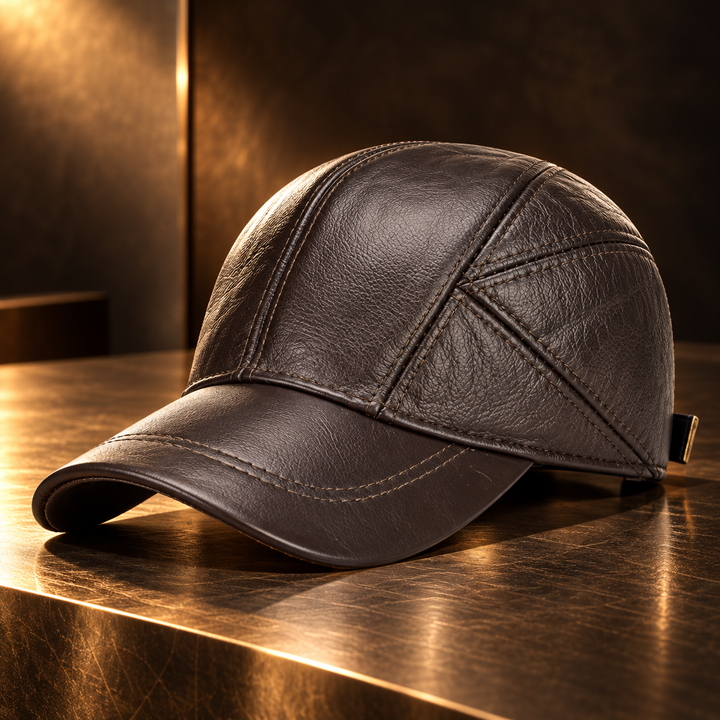 Bluemont Leather Baseball Hat