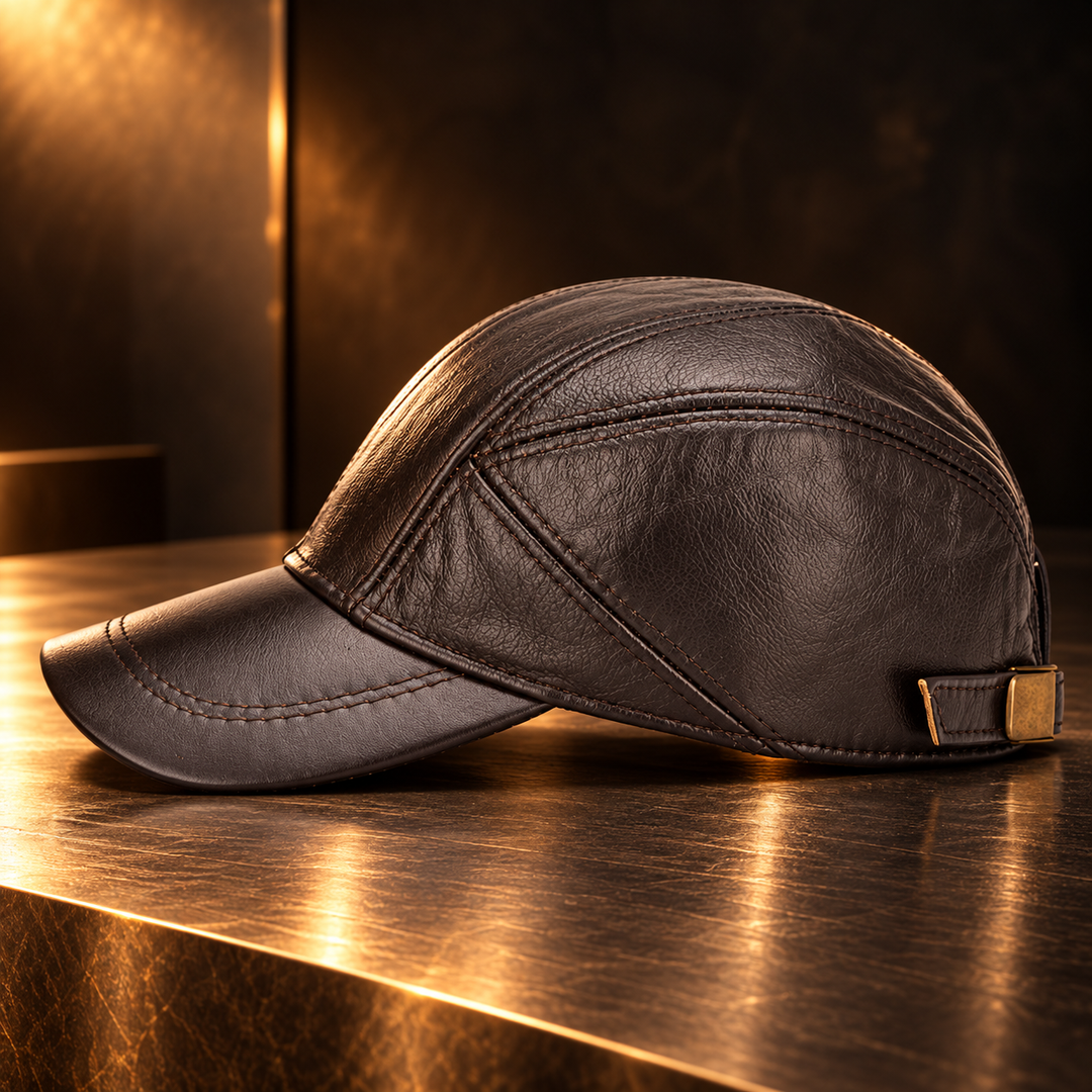 Bluemont Leather Baseball Hat