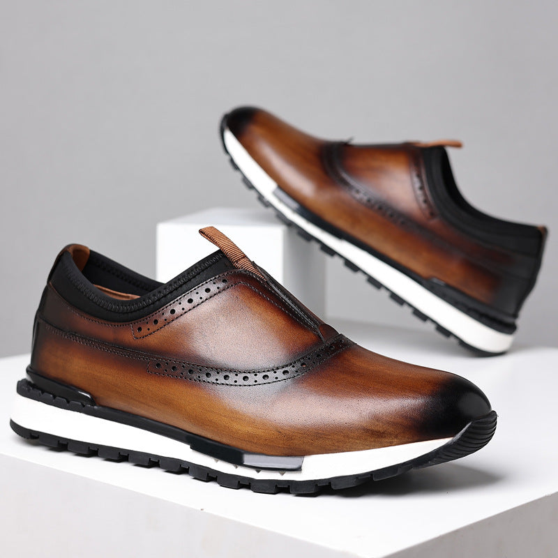 Wellington Leather Brogue Sneaker